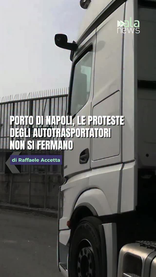 Prosegue al porto di Napoli la protesta degli autotrasportatori, con presidi da…