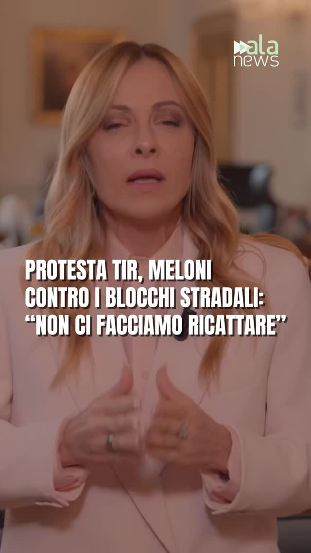 Giorgia Meloni ha condannato i blocchi stradali legati alla protesta degli auto…