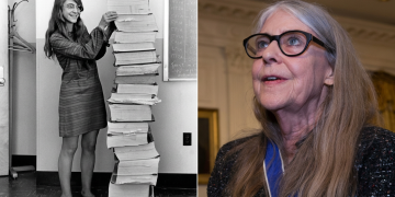 Margaret Hamilton sorride con i codici Apollo 11 e in un ritratto recente. Il Mit annuncia la morte di Margaret Hamilton, pioniera del software di Apollo 11