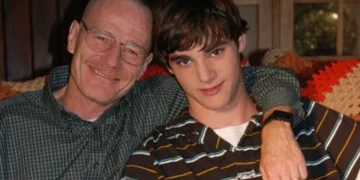 Bryan Cranston di Breaking Bad e RJ Mitte