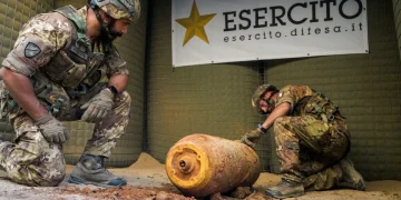 Orbetello, l'Esercito neutralizza la bomba rinvenuta nei pressi della statale 1 Aurelia