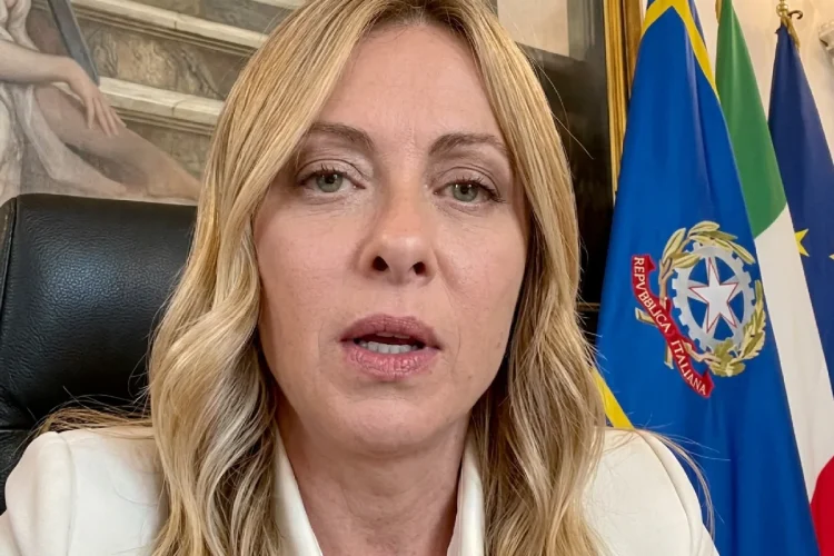 La premier Giorga Meloni