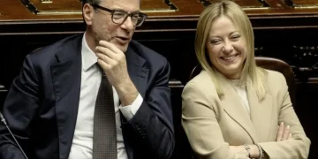Giorgia Meloni e Giancarlo Giorgetti