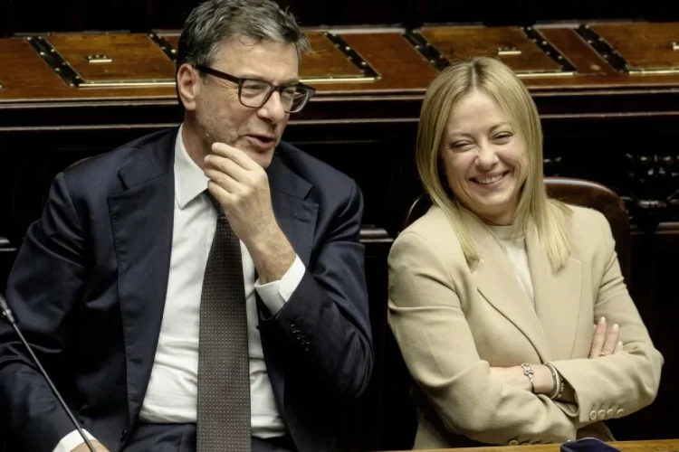Giorgia Meloni e Giancarlo Giorgetti